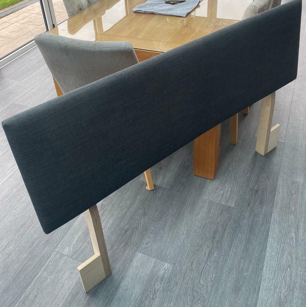 Dark Grey Headboard king size | in Hoo, Kent | Gumtree