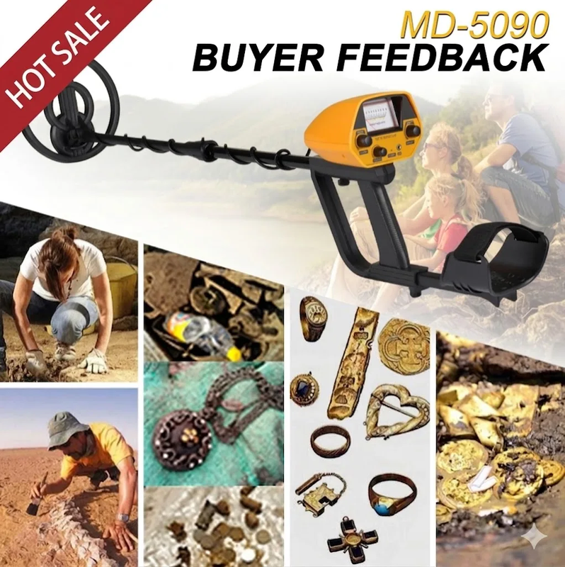 MD-5090 Professional Gold Detector Best Value Metal Detector De Metales for Unde