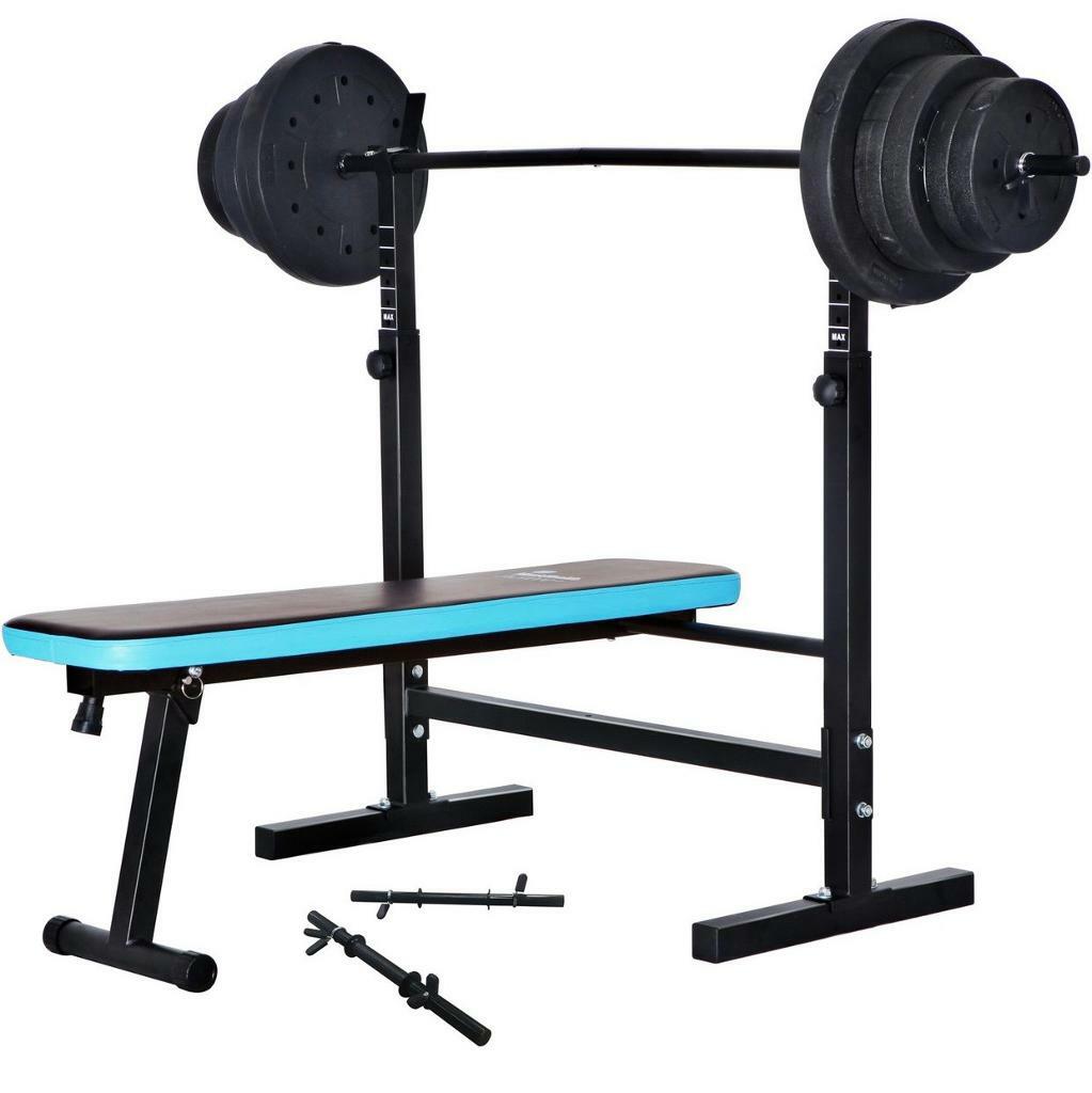 Weight lifting folding bench with 50kg weights in Putney, London Gumtree