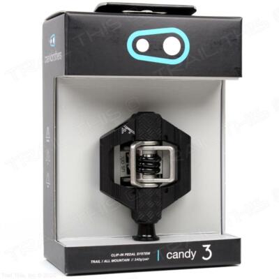 Crank Brothers Candy 1 Clipless MTB Bike Pedals with Cleats Black Red or Blue
