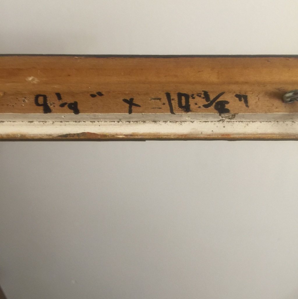 Antique Picture Painting Frame Victorian Art Nouveau Wood Gold