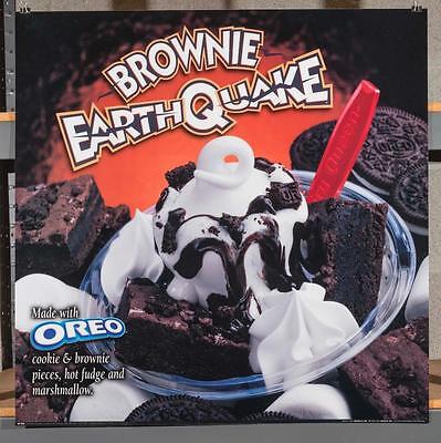 Dairy Queen Promotional Poster For Backlit Menu Sign Brownie E...