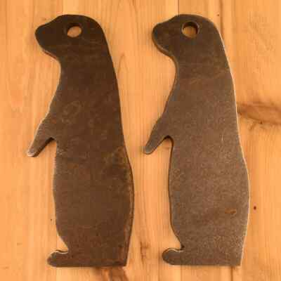 1/2'' AR500 Steel Shooting Targets 4 x11  Prairie Dog SET OF TWO