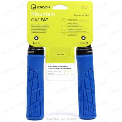 Ergon GA2 FAT Large Ergo Lock-On Handlebar Bike Grips MTB Trail All Mountain