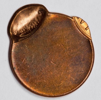 Off Center Double Struck Mouse Ears Lincoln Cent Mint Error Great Eye Appeal