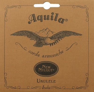 Aquila 5U New Nylgut Strings for Soprano Size Ukulele - Low G  - Made in Italy