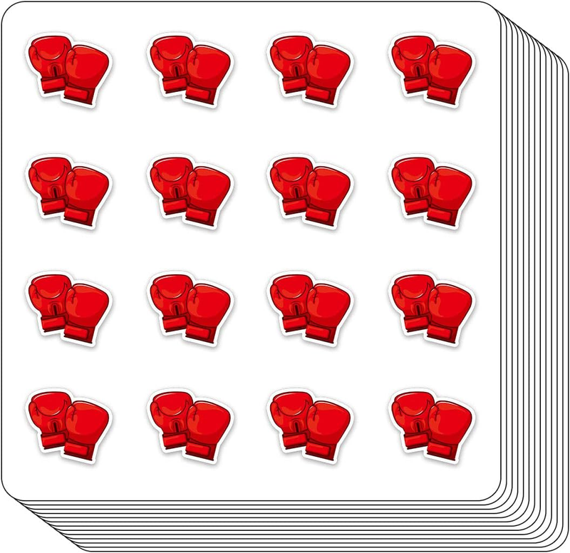 Boxing Gloves Boxer Planner Stickers, 0.5In Monthly Scrapboo