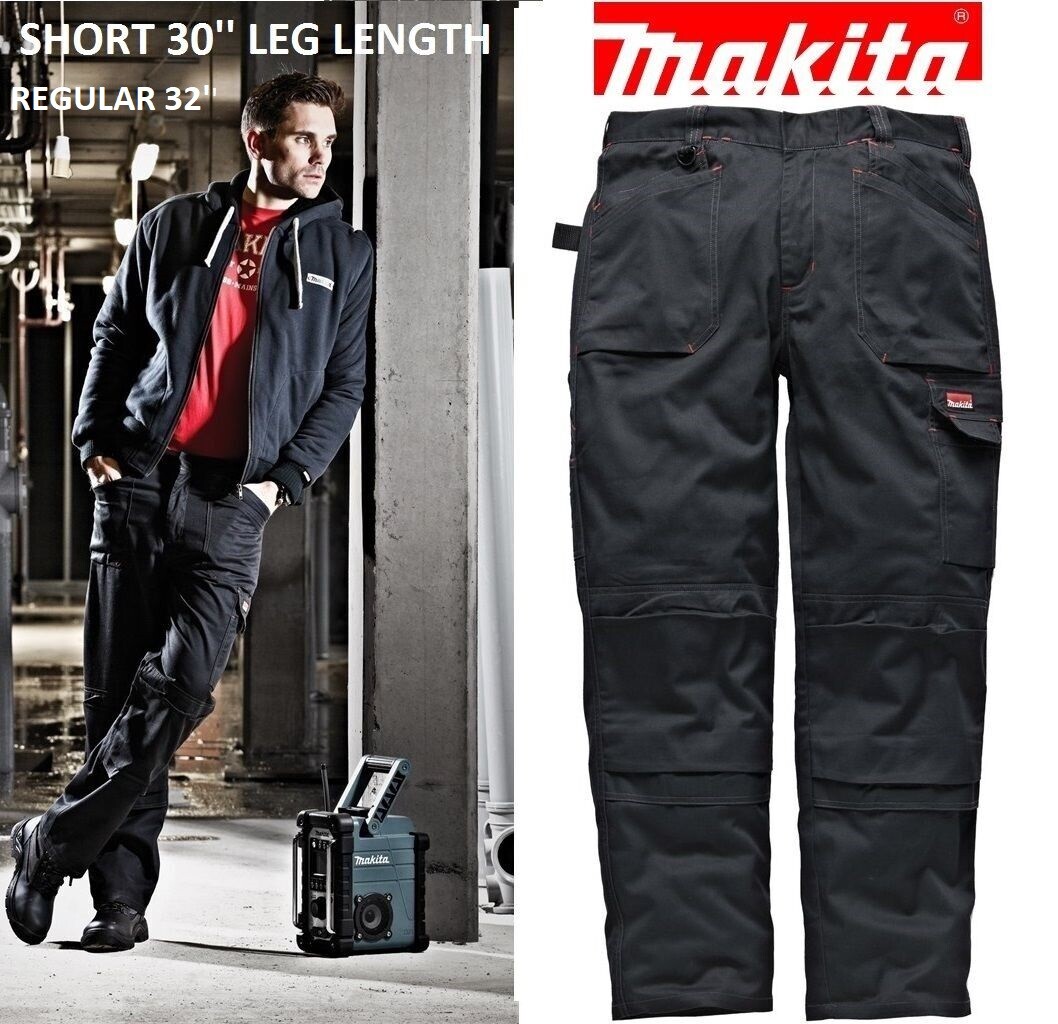 Makita Trousers Multi Pocket Mens DXT Knee Pad Cargo Work