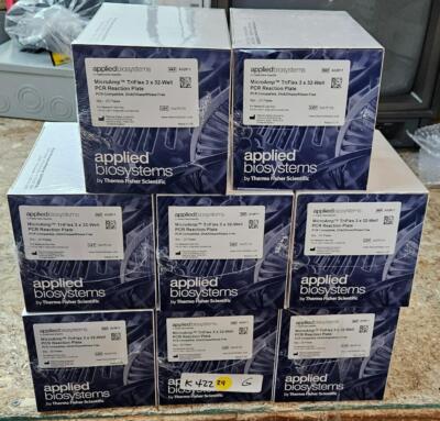 1 Box Of 20 Applied Biosystems MicroAmp TriFlex 3x32 Well PCR Reaction Plates G