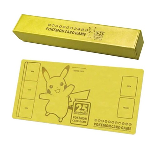 Pokemon Japan 25th Anniversary Golden Box Playmat & Case Pokemon Japan 25th Anniversary Golden Box Playmat & Case