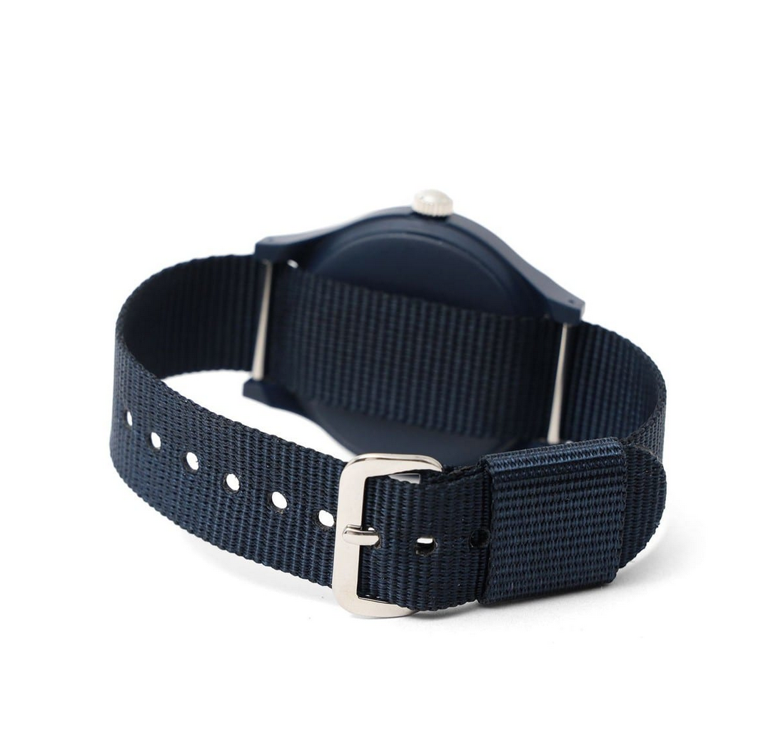 Pre-owned Beams Japan Exclusive Original Kanji Numerals Watch - Indigo