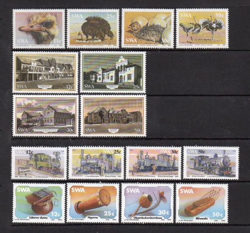 SWA MNH 1985 COMPLETE YEAR SETS