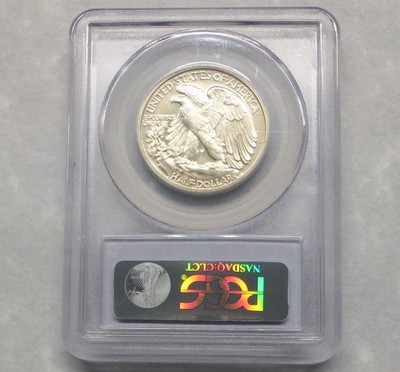 1941 PCGS & CAC PF65 Liberty Walking Proof Silver Half, (Very Weak or No AW)