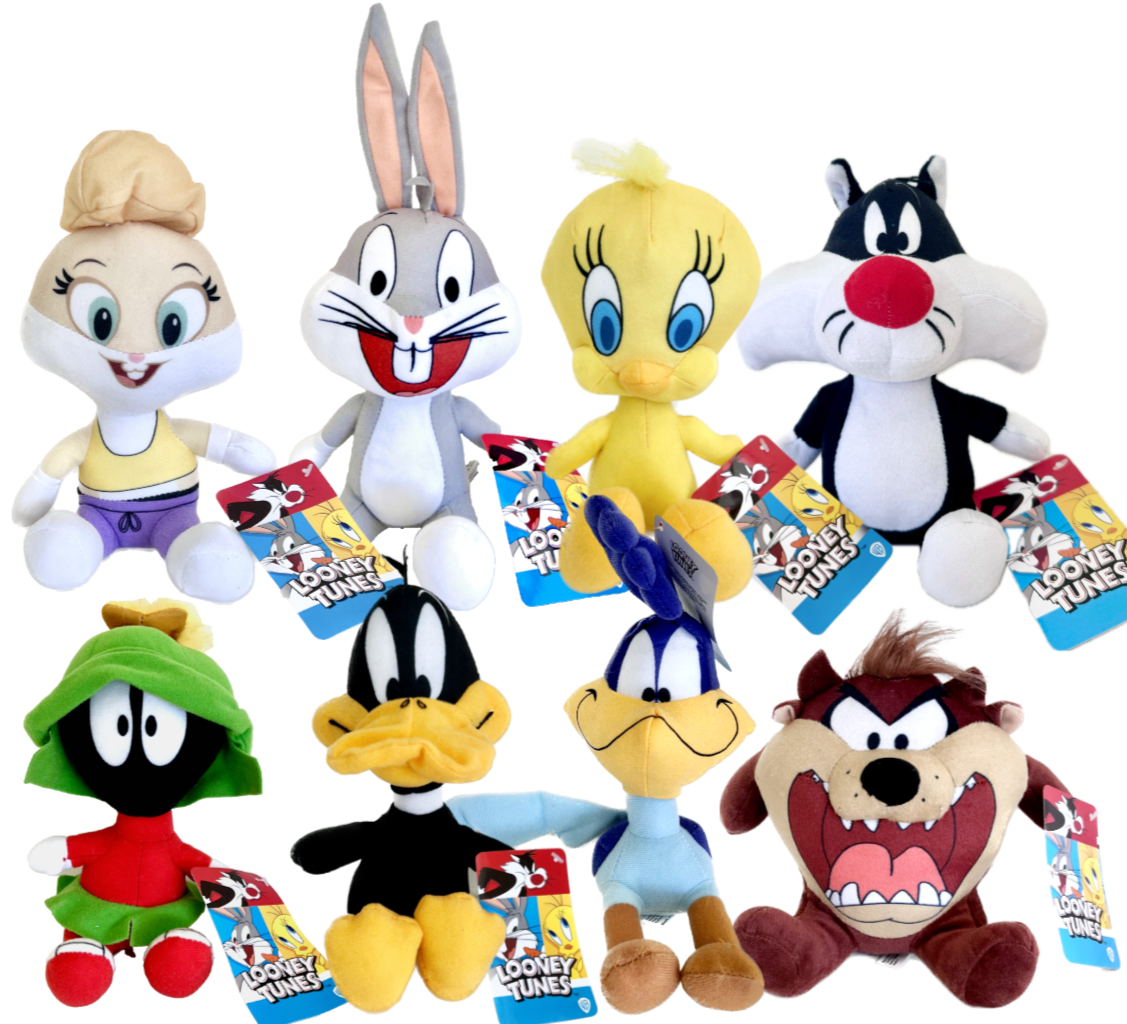 Looney Tunes FULL SET of 8 Plush 7 Looney Tunes FULL SET of 8 Plush 7