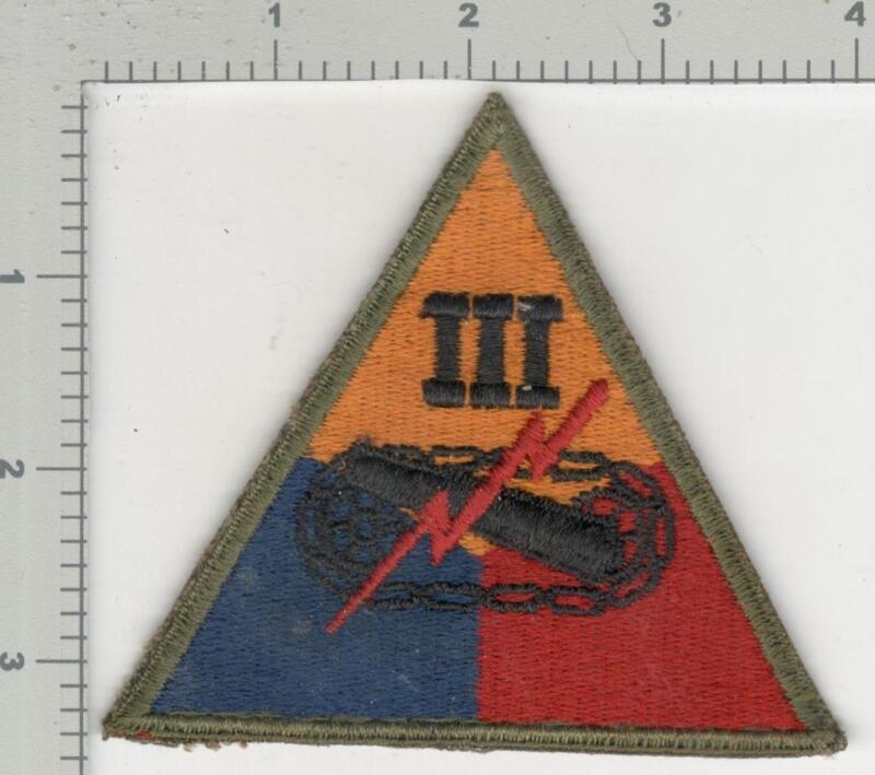 1945 Jeanette Sweet Collection Patch #280 3rd Armored Corps