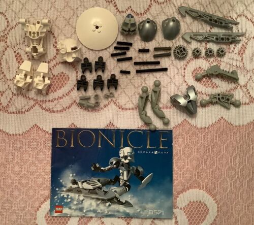 Lego Bionicle 8571 Kopaka Nuva With Instructions. Complete.