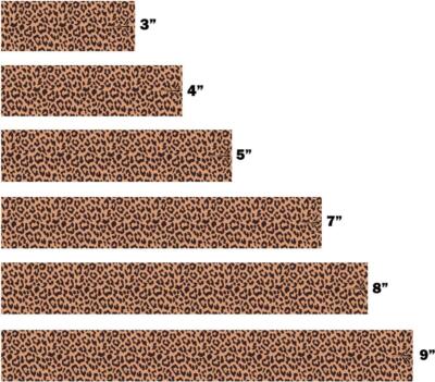 White Water Archery Jaguar Animal Print 15pc Pack Arrow Wraps Pick Length Width