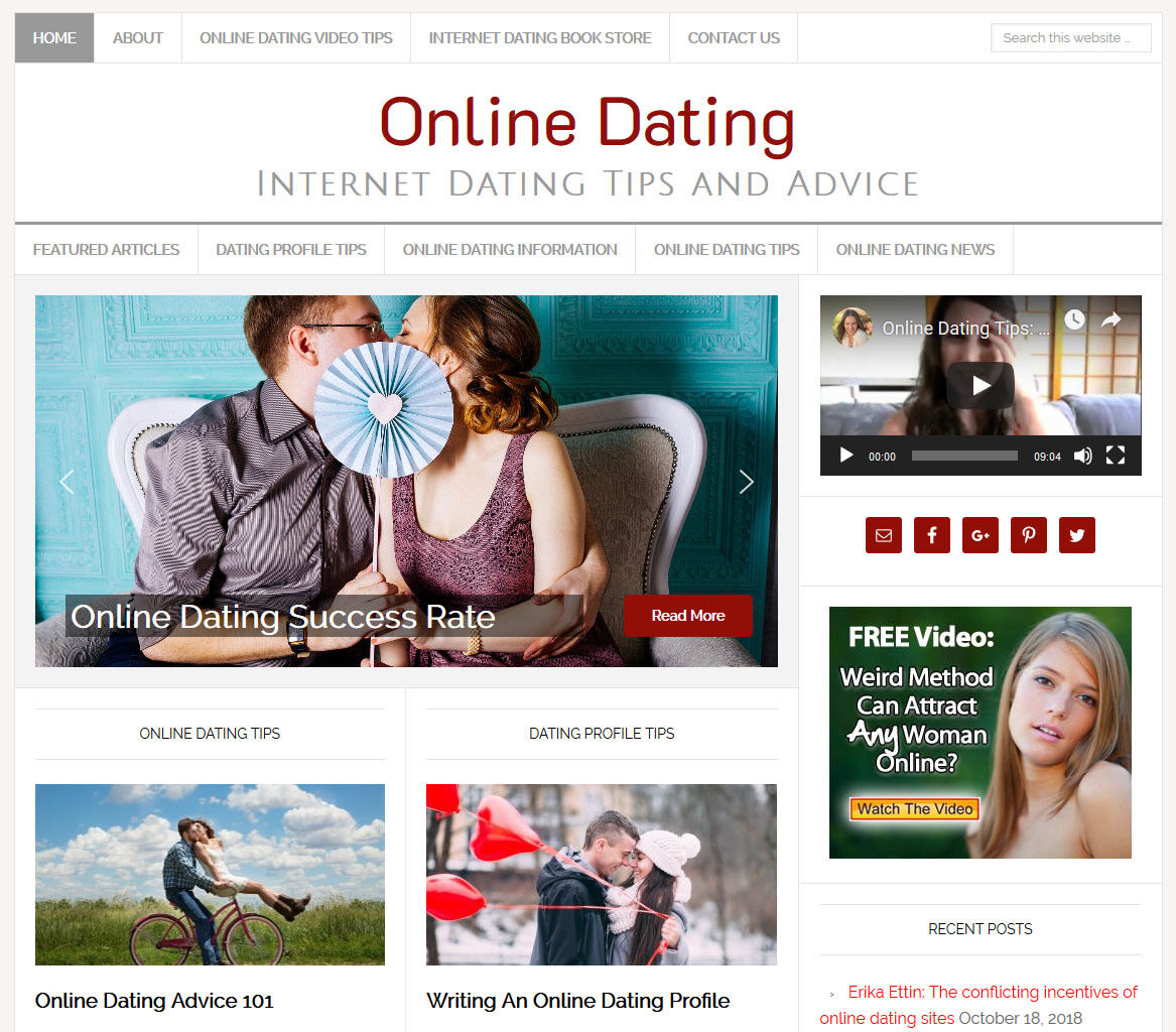 * ONLINE DATING TIPS * niche website business for sale AUTO UPDATING CONTENT