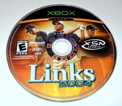 DISC ONLY- LINKS 2004 MICROSOFT ORIGINAL XBOX GAME