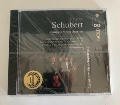 SCHUBERT: COMPLETE STRING QUARTETS, VOL. 2 LEIPZIGER STREICHQUARTETT NEW CD