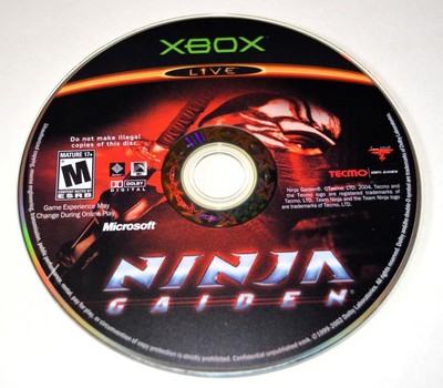 DISC ONLY- NINJA GAIDEN MICROSOFT ORIGINAL XBOX GAME