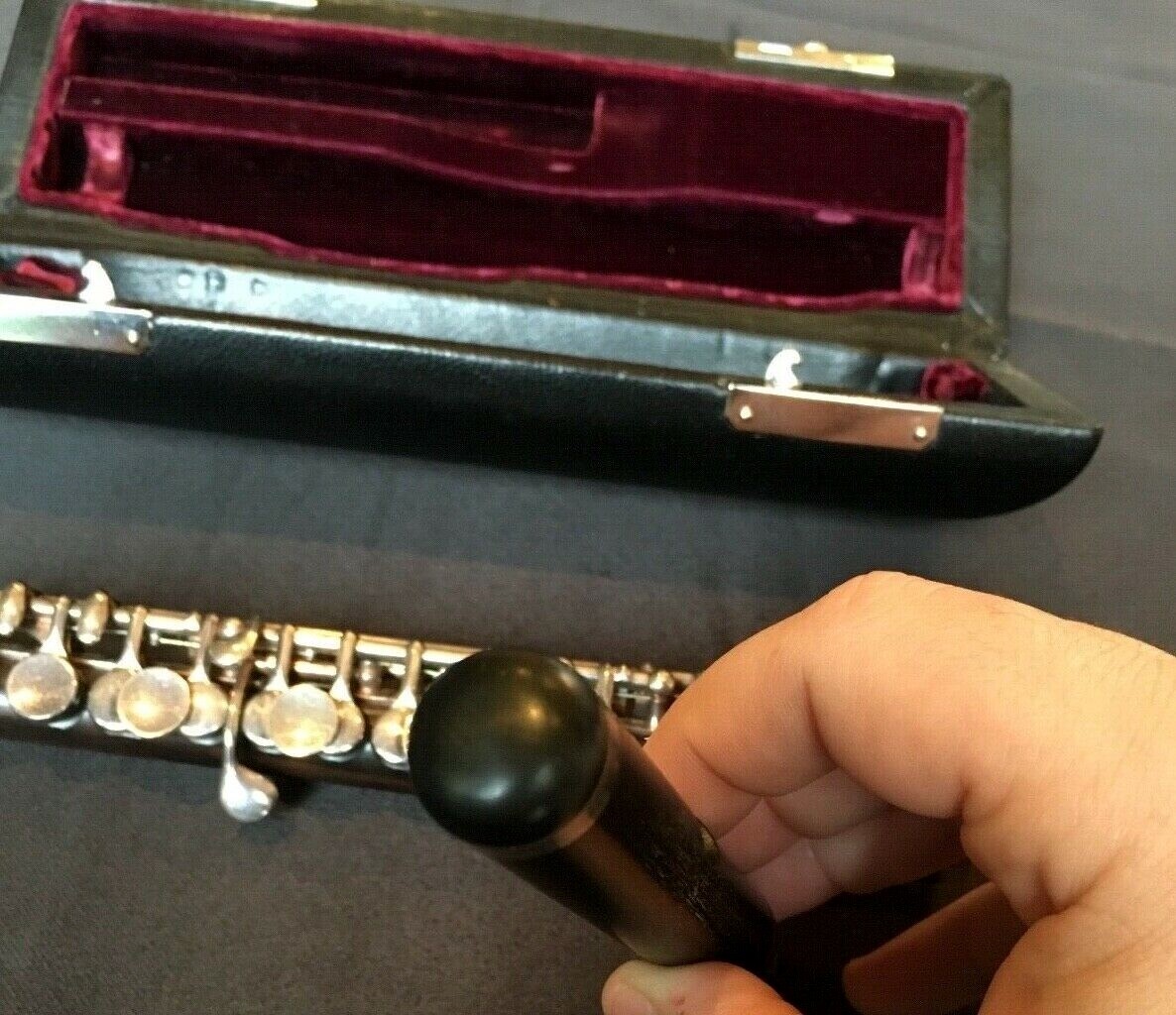 Beautiful GEMEINHARDT 4W Professional Grenadilla Wood Piccolo EX condition #4750