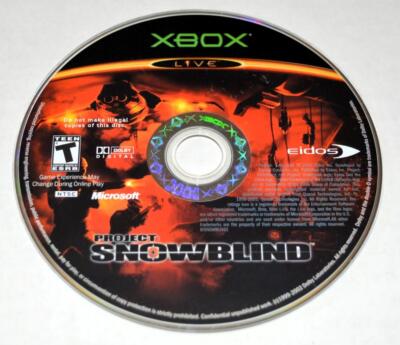 DISC ONLY- PROJECT: SNOWBLIND ORIGINAL MICROSOFT XBOX GAME