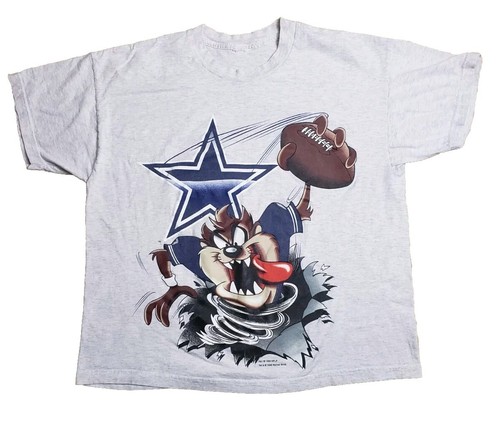 Vintage Warner Bros. 1995 Dallas Cowboys NFL Taz Looney Vintage Warner Bros. 1995 Dallas Cowboys NFL Taz Looney