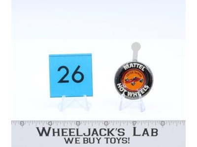 Lotus Turbine BUTTON W/TAB 1969 Hot Wheels Mattel Vintage Redline