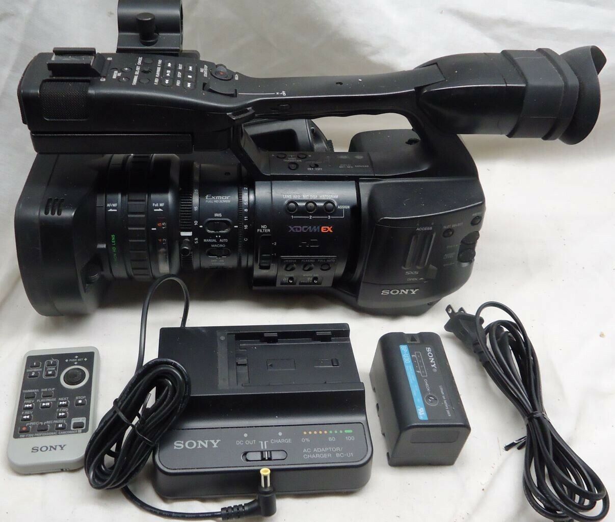 Sony PMW-EX1 XDCAM EX Full HD Camcorder SxS Solid State Sony PMW-EX1 XDCAM EX Full HD Camcorder SxS Solid State
