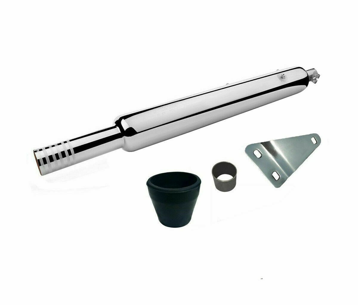 Royal Enfield Classic 350cc 500cc Long Bottle Exhaust Silencer With Baffle 