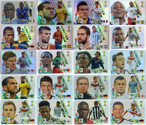 NATURE ペンミ 国別 トレカ コンプ セット ブラジル Brazil Panini Adrenalyn XL FIFA Brasil World Cup WM 14 2014