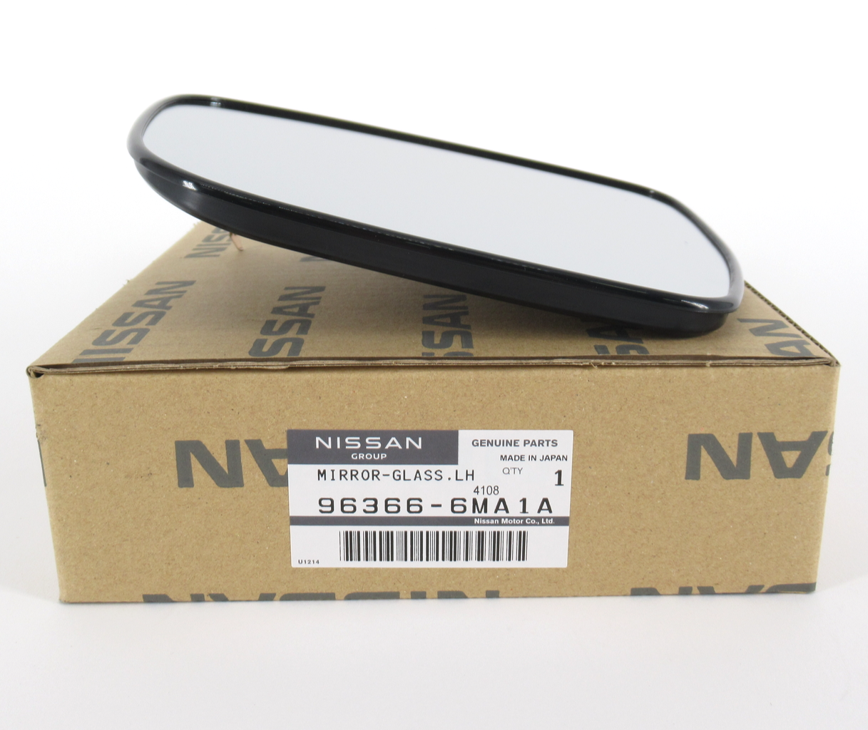 Genuine OEM Nissan 96366-6MA1A Driver LH Side Mirror Glass 2017