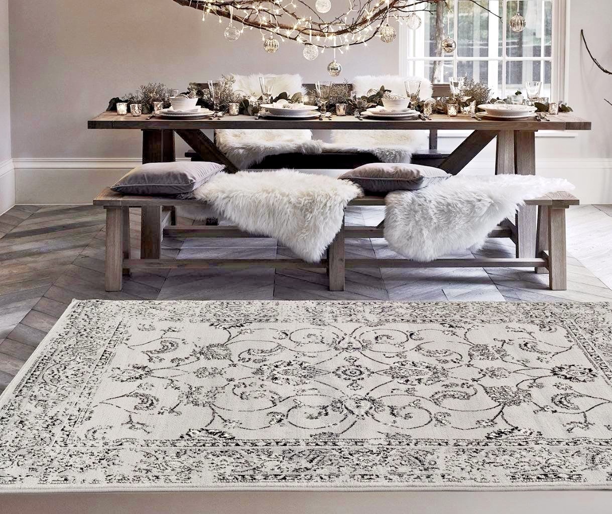 RUGS AREA RUGS CARPET LARGE 8x10 AREA RUG ORIENTAL PERSIAN LARGE GRAY