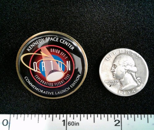 Orion EFT-1 Commemorative Launch Edition Kennedy Space Center Lapel Pin