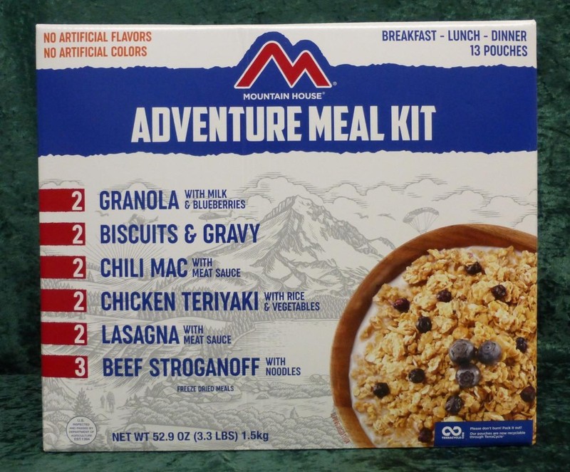 Mountain House Freeze Dried, Emergency Meals Adventure Box, Survival Food