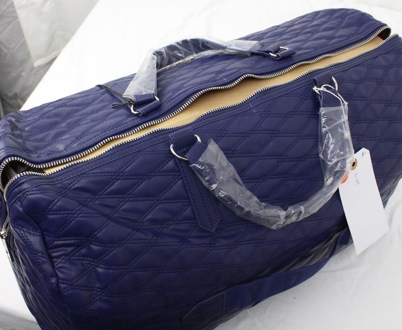dkny quilted duffle bag