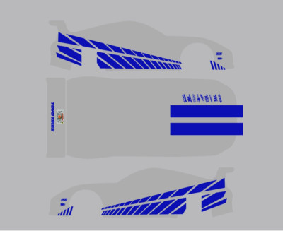 Custom White Toner Universal WaterSlide Decal 1/64 Scale For Hot Wheels 09