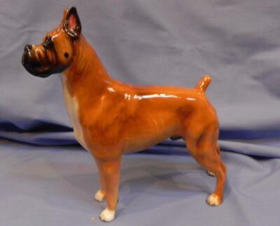 ロイヤルドルトン　フィギュア　ボクサー Royal Doulton 1998 Beswick It's a Knockout Boxer Dog
