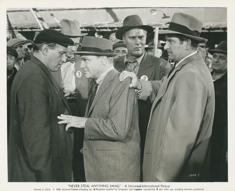 James Cagney Sanford Seegar Never Steal Anything Small 1959 Photo Original 