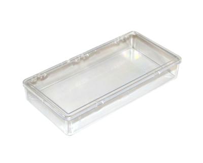 NEW 8-1/4'' X 4-1/4'' X 1-1/4'' CLEAR PLASTIC CASE (24 AVAILABLE)