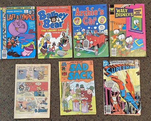 Vintage Assortment of A Variety Of Comic Books | eBay