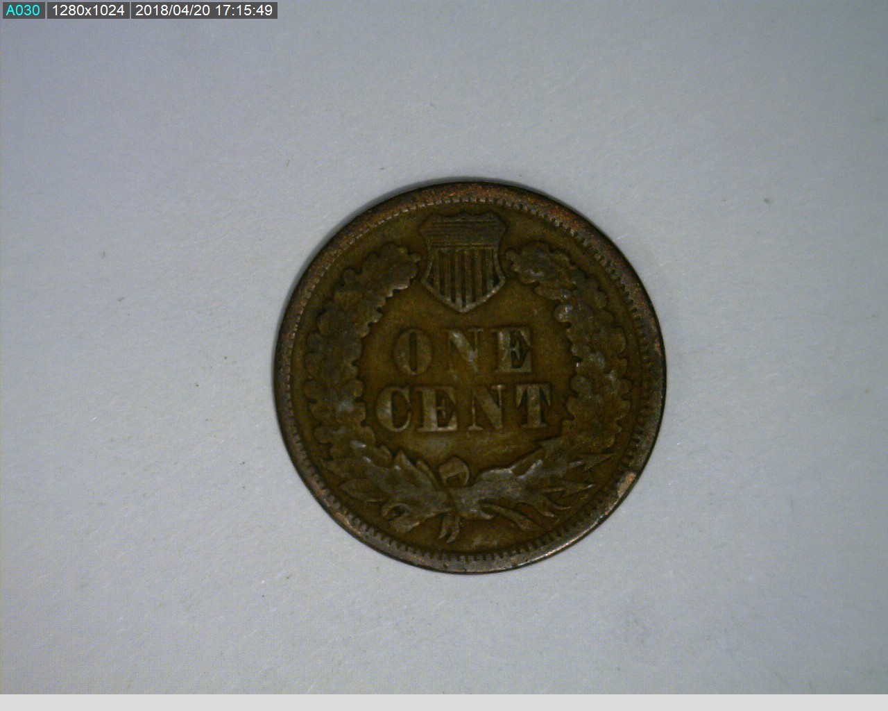 1866 1c Indian Head Cent ( 15s266 )