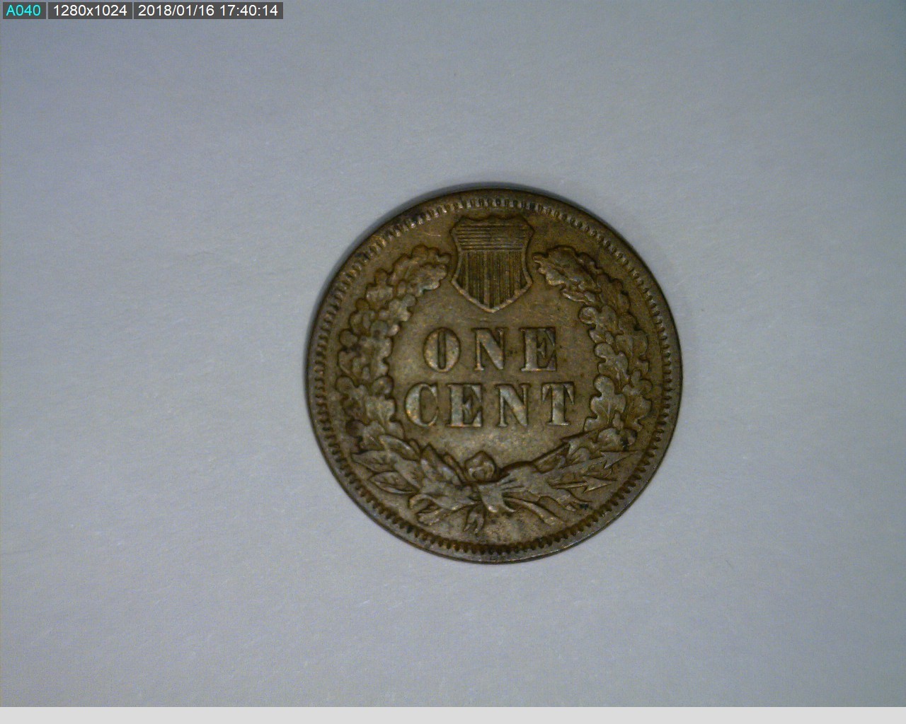 1874 1C Indian Head Cent ( 21s248 )