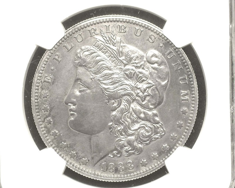 HS&C: 1888 Morgan Dollar PF61 NGC Rare proof, Nice coin,