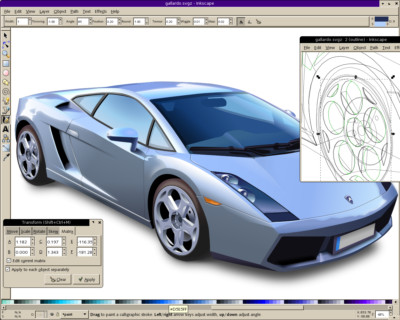 Inkscape Professional Drawing Software vector graphics for Windows 