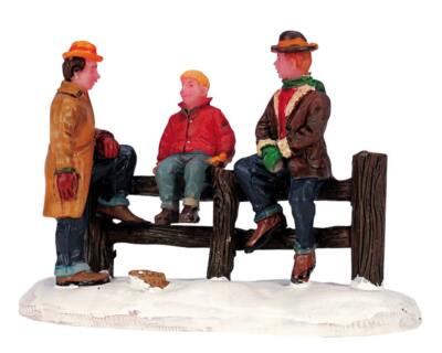 Lemax 2004 Hangin' Around Carole Towne Collection Item #109717 Sku 42889 Retired