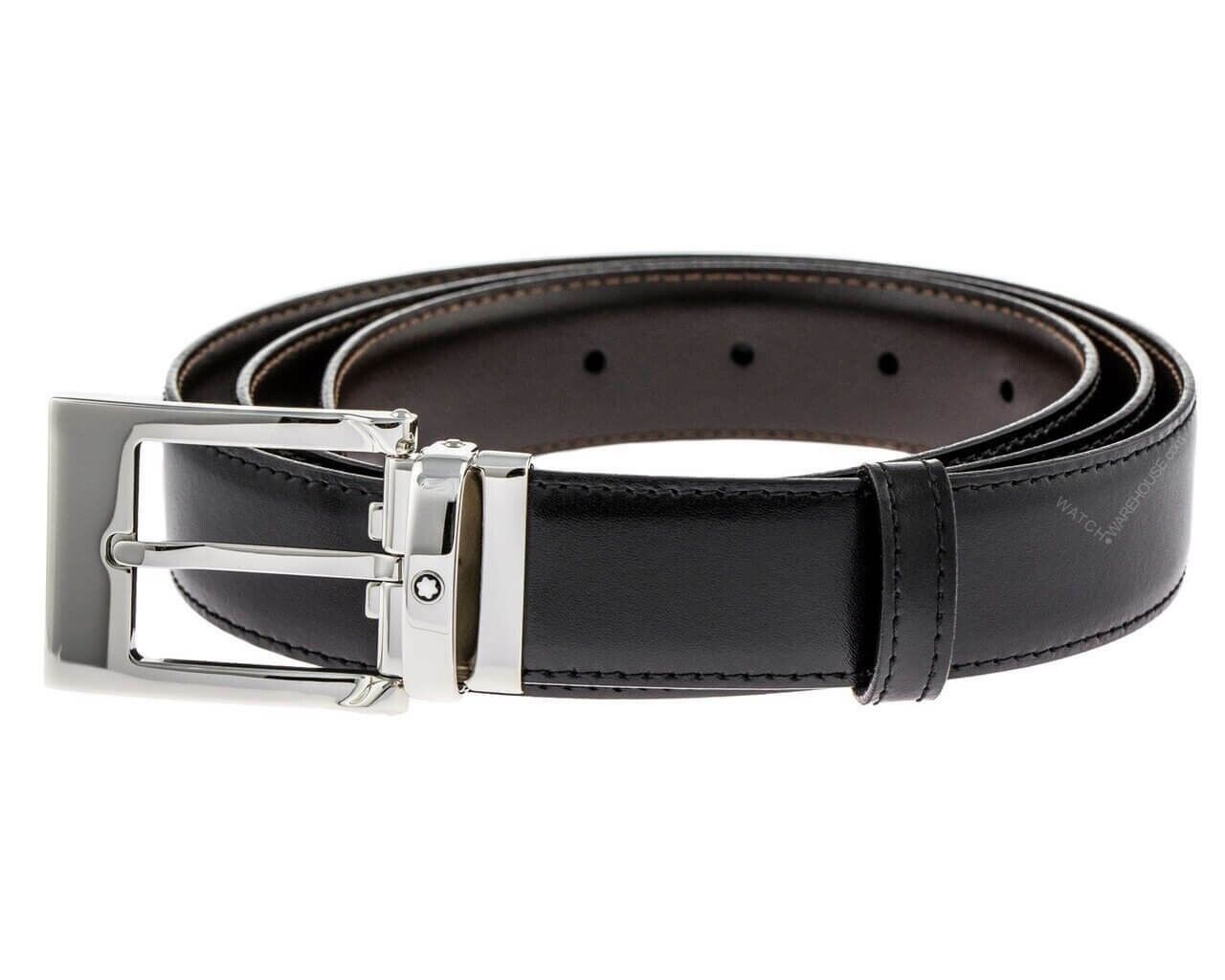 MONTBLANC Horseshoe Vintage Yellow Gold Finish 30MM Leather MONTBLANC Horseshoe Vintage Yellow Gold Finish 30MM Leather