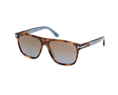Pre-owned Tom Ford Sunglasses Ft1081 Frances 53f Havana Brown Man