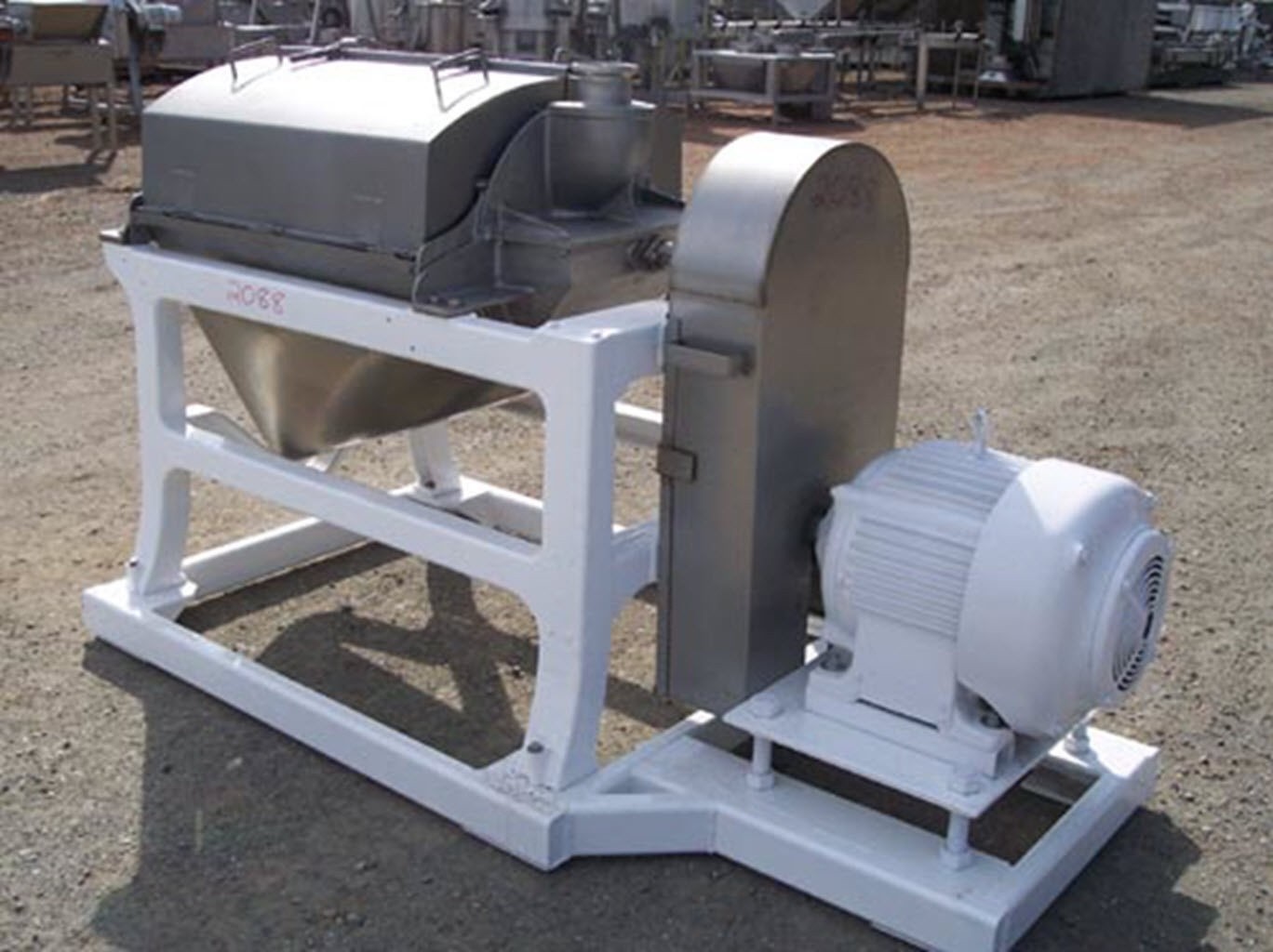 FMC model 100 pulper, S/S product contact